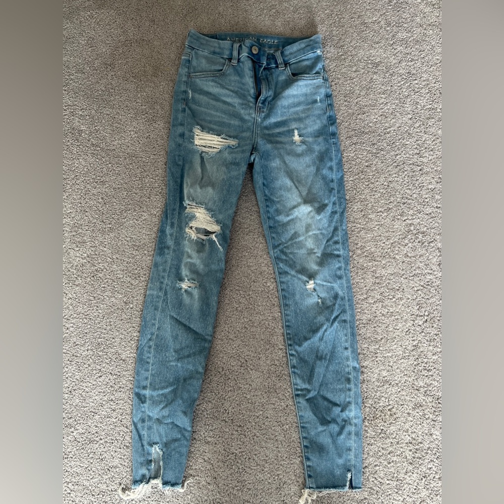 American eagle next level stretch skinny jeans